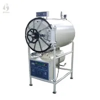 Vandret cylindrisk trykdampsterilisator